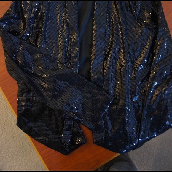Sequins tuxedo jacket - Picture 2 of 2
