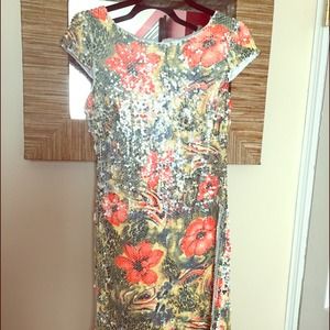 Tahari  Sequin Dress