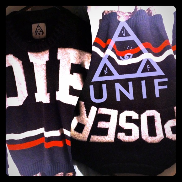 UNIF Oversized 'Die Poser' Sweater Size S!
