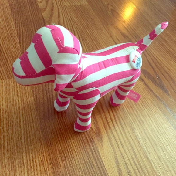 VS STRIPED PLUSH DOG - Picture 1 of 2