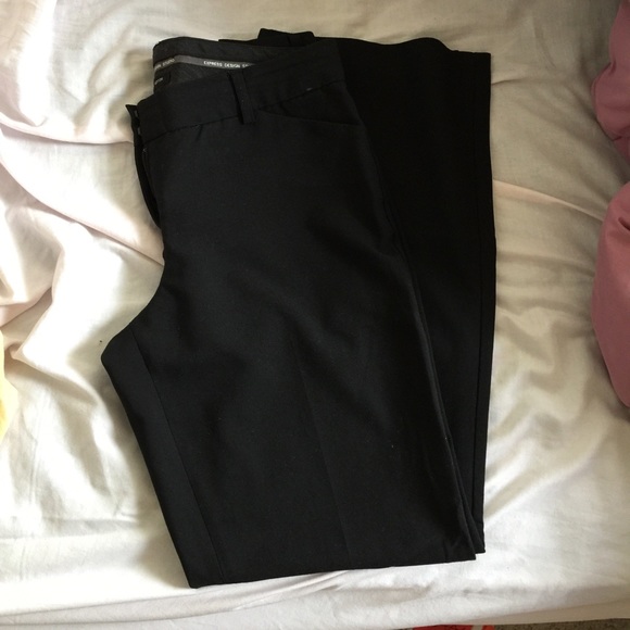 Express Studio Editor Black Dress Pants