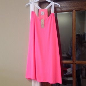 Bright Pink dress. S.M.L. New with tags!