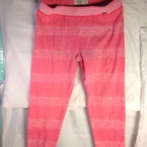Pink stripped leggings