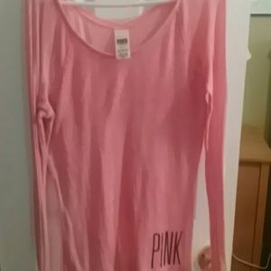 VS pink slouch top