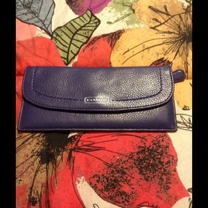 Coach leather wallet