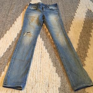Madewell Rail Straight Distressed Denim size 26