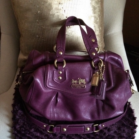 Coach Bag-Plum Color