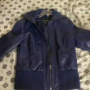 Purple Leather Jacket