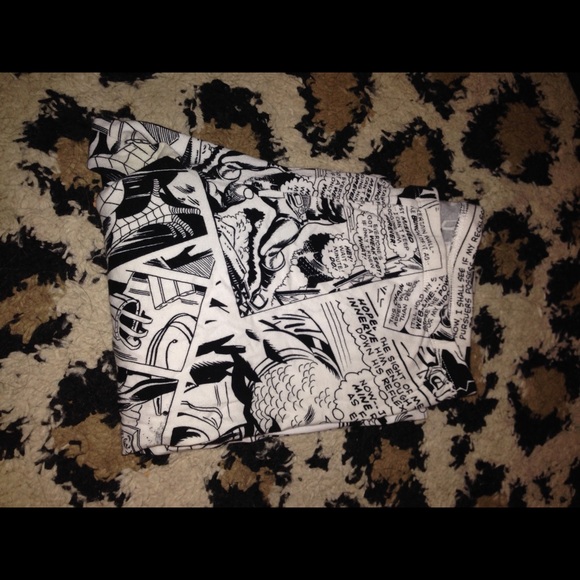 NEVER WORN Marvel Spiderman leggings!