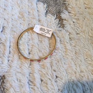 Kate Spade Pink and White Bangle