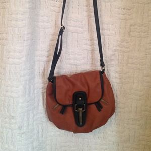 Brown cross body bag