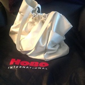 Hobo leather handbag