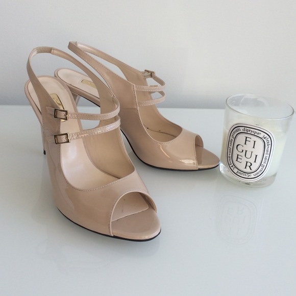 Jinny Kim nude patent leather pumps - Picture 1 of 4