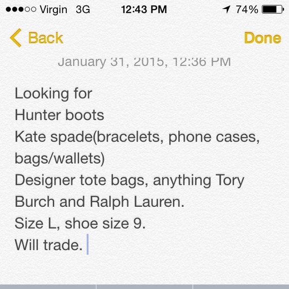 Looking for..