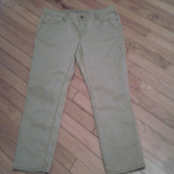 Tan capri pants