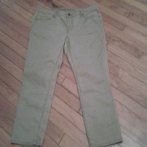 Tan capri pants