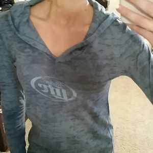 Miller Lite blue hoodie
