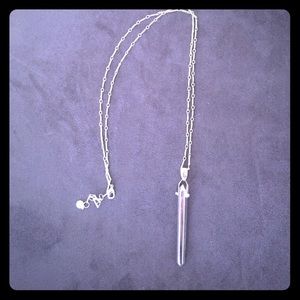 Stella and dot silver rebel pendent