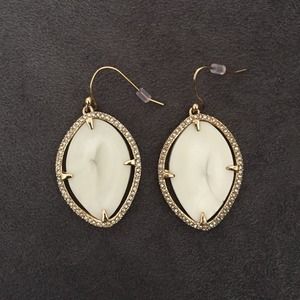 Stella&dot mother of pearls drops