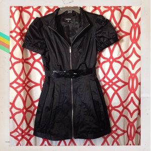 🎉SALE🎉Black Bebe Zip Dress with Zip Pockets