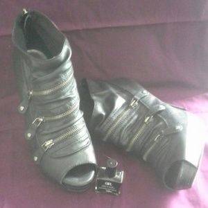 Biker 4" zipper heels