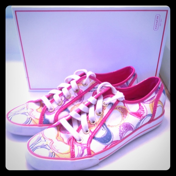 Coach "scribble" sneakers women's size 7.5