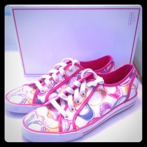 Coach "scribble" sneakers women's size 7.5