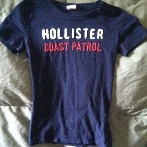 Navy Hollister Top