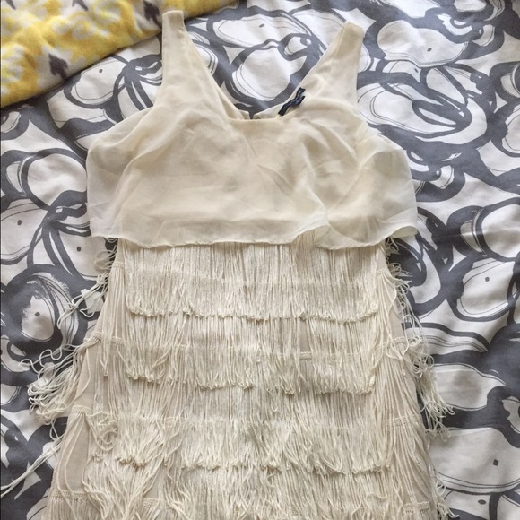 American Eagle fringe Gatsby style dress