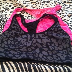 Victoria Secret leopard sports bras