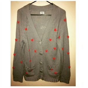 [❤Tiny Hearts Tobi Heather Grey Cardi