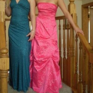 Prom/homecoming/evening formal pink dress