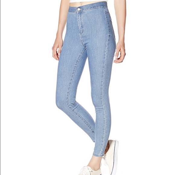 high waisted jeans garage