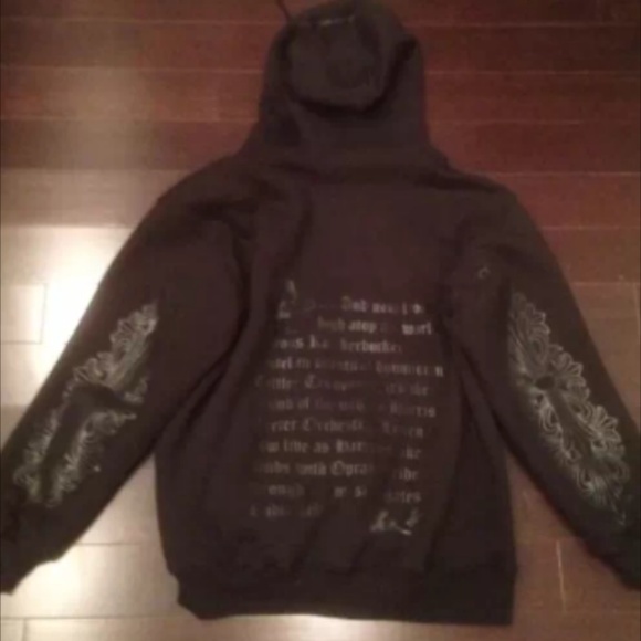 AUTH '08 Chrome Hearts reversible waffle hoodie XL - Picture 1 of 4