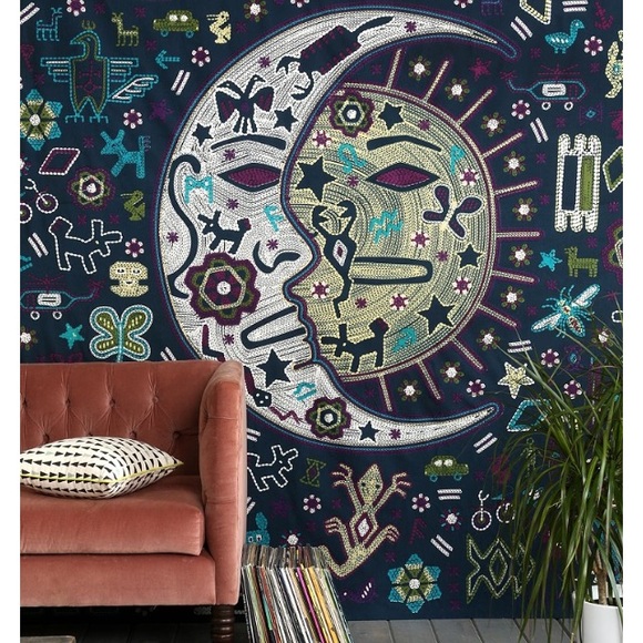Moon/sun tapestry