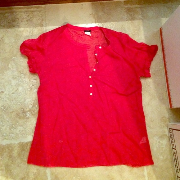Hot pink Jcrew blouse!