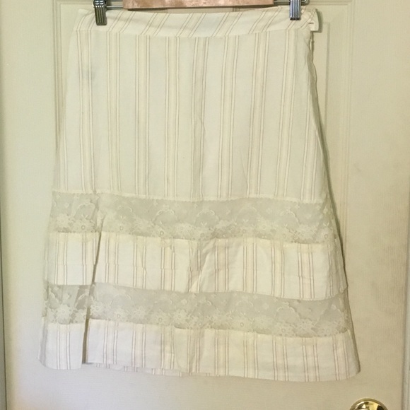 Indie White Lace Skirt