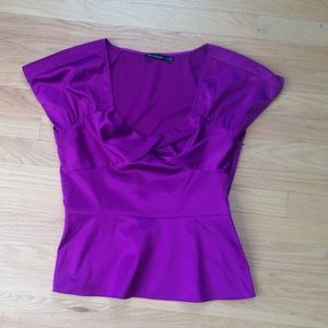 Metallic Purple The Limited Top