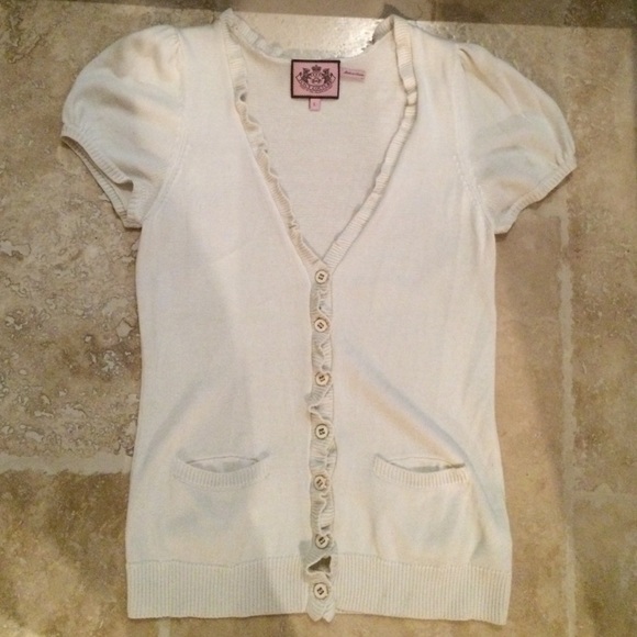 Juicy couture knit short sleeve sweater