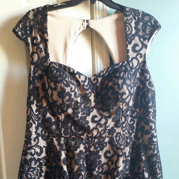 Peplum dress, size 18.