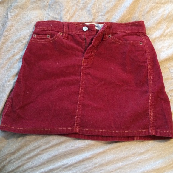 Corduroy Miniskirt