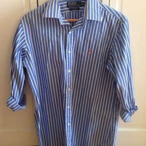 Polo Ralph Lauren Men's Custom Fit Button Up Shirt