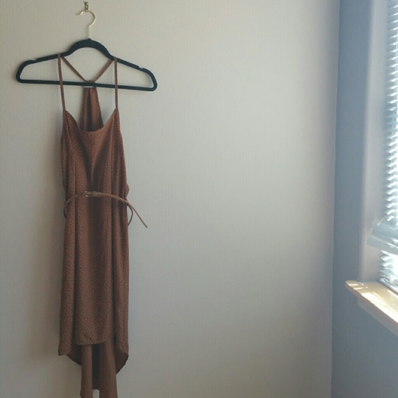Papaya Slip-on Dress w/ belt