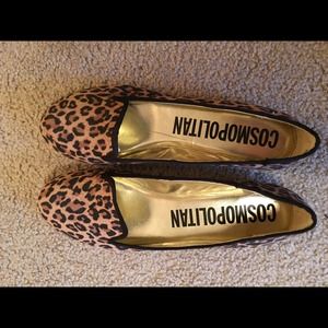 Leopard print Cosmopolitan flats