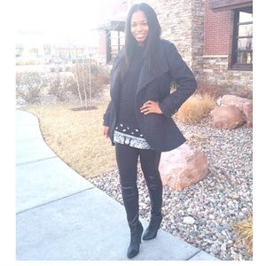 Black and white shirt