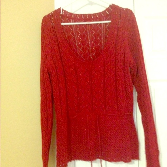 Red top wit draw string