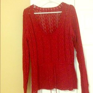 Red top wit draw string