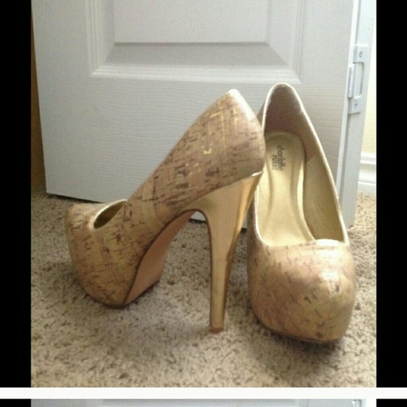 Gold heels