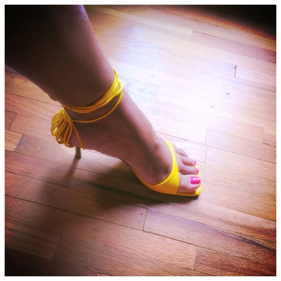 Mustard Yellow Strappy Sandal