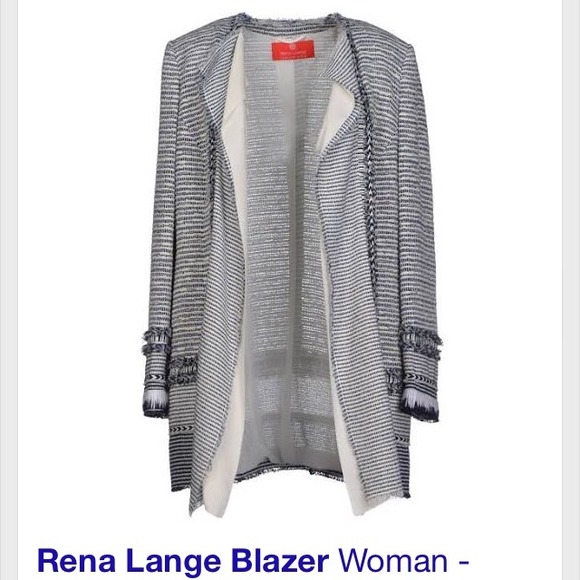 This Fabulous Rena Lange Pastel Blue Blazer